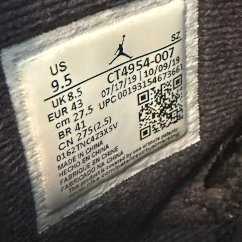 Jordan 6 Retro DMP Defining Moments 2020 Black Gold CT4954-007‎ Mens 9.5